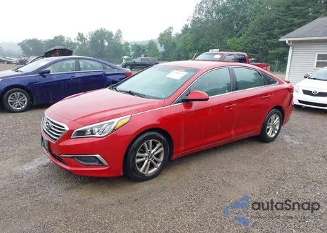 2017 Hyundai Sonata Se z USA, uszkodzony, nr VIN 5NPE24AFXHH593696